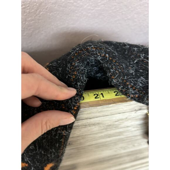 GFC Womens Vintage Sweater Size Small Womens Orange 80's Casual Long Sleeve - Picture 5 of 11